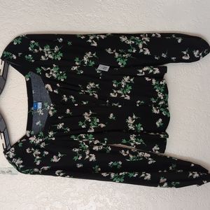 Old Navy Floral Blouse Size XS